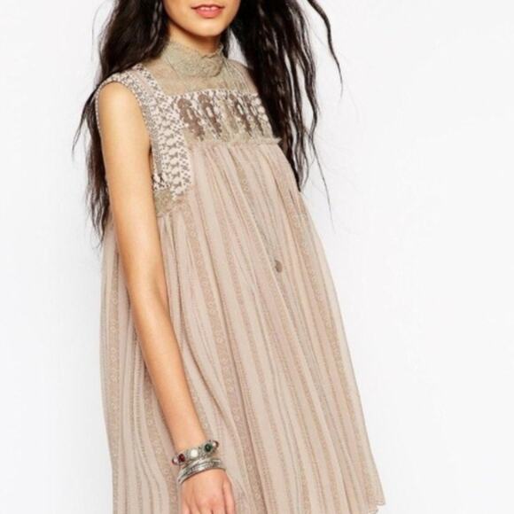 NWT Free People Penny Babylon Embroidered Dress - Picture 9 of 11